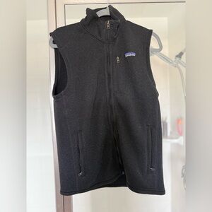 Black Patagonia Fleece Vest